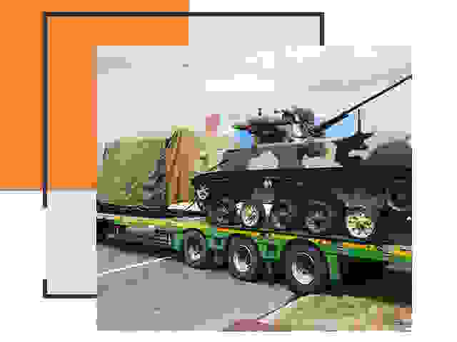 Перевозка военной техники в Йошкар-Оле